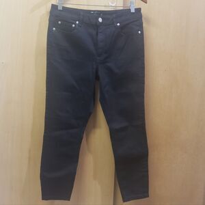 NWOT ASOS DESIGN comfort stretch black straight leg jeans w:32 l:28 HHH